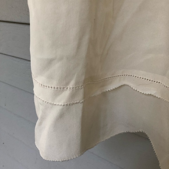 Ulla Johnson Blouse Silk Ivory Ruffles Sleeves Babydoll Isle US 0 - Picture 9 of 14